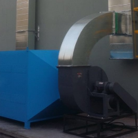 水木清中小型塑料注塑车间废气处理设备