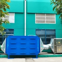 雨衣厂塑料废气处理设备