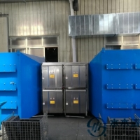 机械配件烤漆厂喷漆废气处理设备